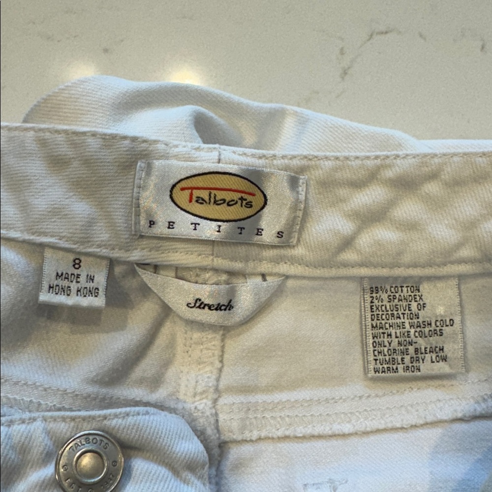 Talbots White Jeans - Picture 3 of 3